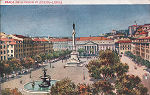 N� 1144 - Pra�a D. Pedro IV (Rossio) - Edi��o Costa, Rua do Ouro, 295, Lisboa - Dim. 138x87 mm - Col. A. Monge da Silva (cerca de 1905)
