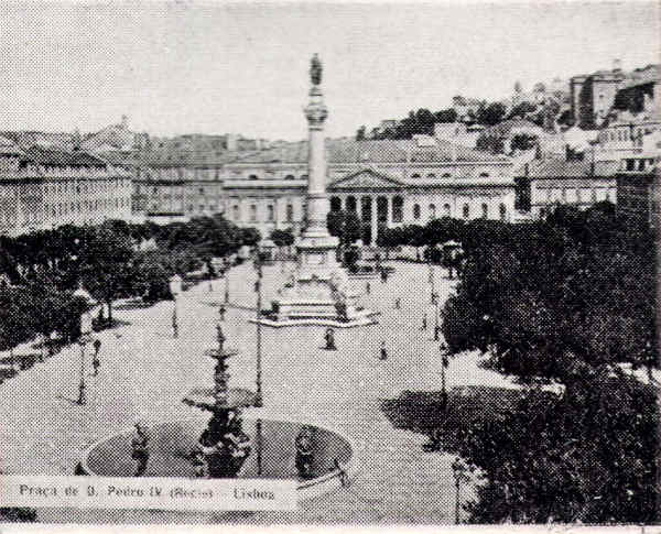 Pra�a D. Pedro IV em Lisboa (Rossio)