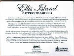 Pasta postal 12 POSTCARDS - Ellis Island GATEWAY TO AMERICA - Ed. Made Exclusively for the Ellis Island Museum Store - SD - Dim. 12,3x16,7 cm - Col. F�tima Manuela B�ia (2011)