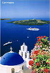 S 175 - Gr�cia SANTORINI - Ed. I. MATHIOULAKIS & Co. 1. Andromedas str., 162 31 Vyronas Athens - Greece - tel. 210 7661351 - SD - Dim. 11x16 cm - Col. F�tima B�ia (2007)