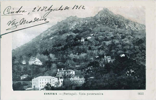 N� 1652 - Vista panoramica - Edi��o Martins & Silva, P� Lu�s de Cam�es 35, Lisboa - Dim. 140x90 mm - Carimbo Postal 08SET1912 - Col. A. Monge da Silva (anterior a 1910)