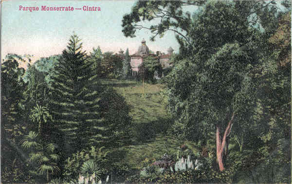 N� 1210 - Parque Monserrate - Edi��o Costa, Rua do Ouro, 295, Lisboa - Dim. 138x88 mm - Col. A. Monge da Silva (anterior a 1910)