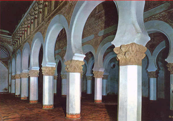 N� 1303 - Toledo, Santa Maria la Blanca - Ediciones J�lio de la Cruz, Toledo - Dim. 150x105 mm  - Col. A. Monge da Silva (c. 1985)