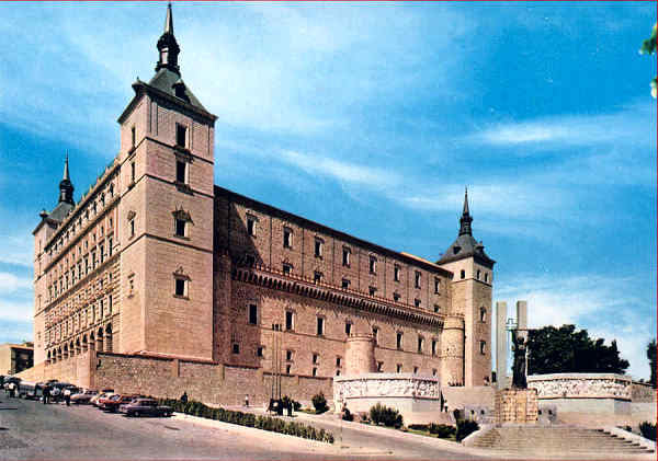 N� 1307 - Toledo, Vista General del Alcazar -  Ediciones J�lio de la Cruz, Toledo - Dim. 150x105 mm  - Col. A. Monge da Silva (c. 1985)
