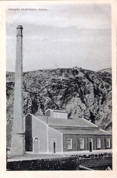 SN - Esta��o electrica do Fayal - Edi��o da Livraria d' O Telegrapho, Horta - Dim. 137x90 mm - Col. A. Monge da Silva (c. 1910)