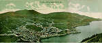 SN - Postal triplo com a vista da Cidade de Angra do Heroismo - Edi��o da Loja do Buraco, Clich� do Sr. J.Franco - Dim. 417x89 mm - Usado em 01JAN1907- Col. A. Monge da Silva (c. 1905)