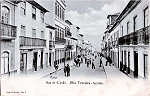 N� 3 - Angra do Heroismo, Rua de S. Jo�o - Edi��o da Loja do Buraco - Dim. 136x88 mm - Col. A. Monge da Silva (c. 1905)