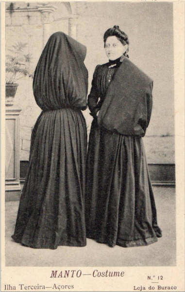 N� 12 - Costumes, Manto - Edi��o da Loja do Buraco - Dim. 136x90 mm - Col. A. Monge da Silva (anterior a 1910)