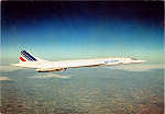 N.� 291 - �CONCORDE� Avion super-sonique, 100 passagers. Longueur 62,17 m - Vitesse: 2 300 Km/h Altitude de croisi�re: 16 � 19 000 m Rayon d'action: 6 500 km - Ed. P.I. - 87 bis, avenue de Wagram, Paris T�l. 924.78.58 - Imprim� en Italie PHOTO AIR FRANCE / AEROSPATIALE - SD - Dim. 14,8x10,3 cm - Col. Manuel B�ia