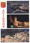 N� 2335 - Avignon (Provence), Vistas v�rias - Editions du Boumian, M�naco - Dim. 14,9x10,6 cm - Col. Monge da Silva (Adquirido em 1994)