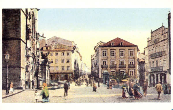 N.� 49 - Santa Cruz e Pra�a 8 de Maio - COIMBRA - Ed. An�nima (cerca de 2012) - Dim. 140x90 mm - Col. �nio Semedo