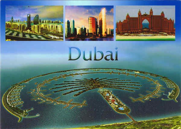N� 82 - United Arab Emirates - The 8th Wonder of the World The Palm Island-Dubai - Ed. Awni - Hadarah - P. O. Box 7822, DUBAI. Tel. (050) 6253986 - SD Dim. 16,8x12 cm - Col. F�tima M. B�ia (2012).