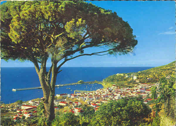 MD 40 - MADEIRA - Vista Oeste do Funchal - Ed. Hans Huber KG... - SD - Dim. 148x104 mm - Circulado em 30-3-1968 - Col. Gra�a Maia
