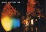 A20 - GRUTAS DE MIRA DE AIRE (MOINHOS VELHOS) - Grande Lago  Fontes luminosas - Ed. das GRUTAS DE MIRA DE AIRE - PORTUGAL LITO OF. ARTISTAS REUNIDOS-Porto Fotos de: Jos� Cosmelli e Jos� J�dice - SD - Dim. 15x10,5 cm - Col. Manuel B�ia