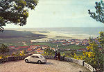 N� 164 - (PORTUGAL). Vila Praia de �ncora - Panor�mica vista do Monte do Calv�rio - Ed. Lusucolor, Viaana do Castelo - SD - Dim. 150x104 mm - Circulado em 7/7/1967 - Col. Gra�a Maia