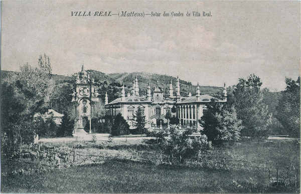 SN - Matteus, Solar dos Condes de Villa Real - Edi��o da Imprensa Moderna, Villa Real - Dim. 139x90 mm - Col. A. Monge da Silva