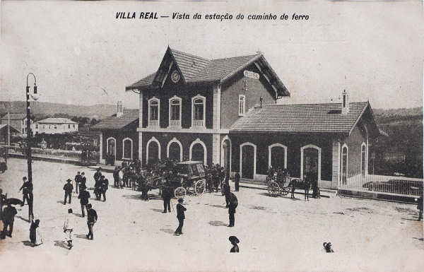 SN - Vista da esta��o de caminho de ferro - Editor desc. - Dim. 142x90 mm - Col. A. Monge da Silva