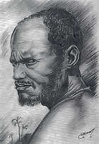 Exercício de técnica de "crayon" premiado no curso de ART INSTRUCTION SCHOOLS, publicado na sua revista THE ILLUSTRATOR - Primavera 1956. Clicar para ampliar.