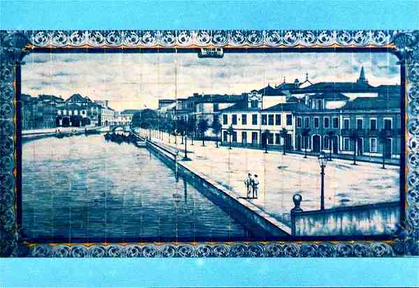 N.� 015 - AVEIRO-PORTUGAL: Trecho da Cidade Antiga - Edi��o da Livraria Estante, Aveiro - S/D - Dimens�es: 15x10,3 cm. - Col. F�tima B�ia.