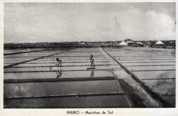 N.� 75 - AVEIRO Portugal-Marinhas de Sal - Editor Revista Latina - S/D - Dimens�es: 14x9 cm. Col. R. Gaspar.