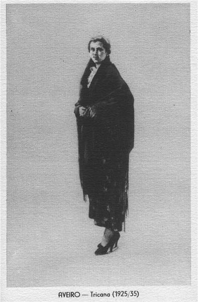 N.� 73 - AVEIRO Portugal-Tricana (1925/35) Aguarela de Alberto de Sousa - Museu Regional de Aveiro - Editor Revista Latina - S/D - Dimens�es: 14x9 cm. - Col. R. Gaspar.