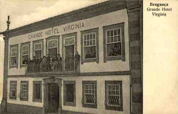 S/N - Bragan�a-Grande Hotel Virginia - Edi��o de Adriano Rodrigues, Bragan�a - S/D - Dimens�es: 14,1x8,9 cm. - Col. Aur�lio Dinis Marta.