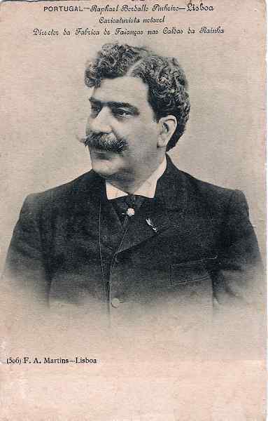 N.� 506 - Caldas da Rainha-Portugal: Raphael Bordallo Pinheiro - Editor F.A.Martins, Lisboa - Dimens�es: 9,0x14,0  cm - Col. Miguel Chaby.