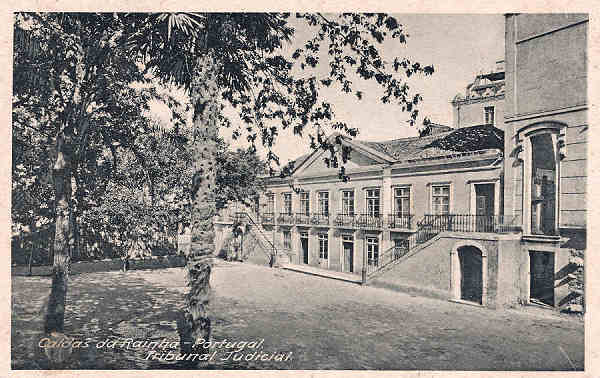 S/N - Caldas da Rainha-Portugal Tribunal Judicial - Editor Fernando Daniel de Sousa - Editado em 1927 - Dimens�es: 14x9 cm. - Col. Miguel Chaby