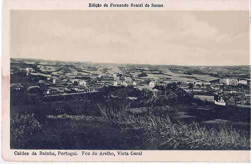 S/N - Edi��o de Fernando Daniel de Sousa - Foz do Arelho, vista geral - Data: cerca de 1920 - Dimens�es: 28,4x9,2 cm. - Col. Miguel Chaby.