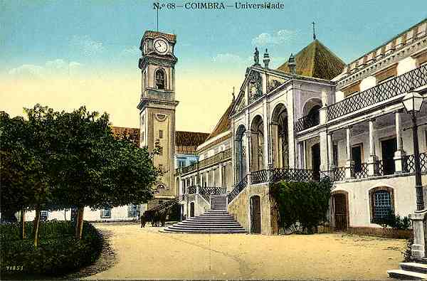 N.� 68 - Coimbra: Universidade - Edi��o da Havaneza Central, R. Visconde da Luz, 2 a 6-Coimbra - S/D - Dimens�es: 13,9x9,1 cm. - Col. Aur�lio Dinis Marta.