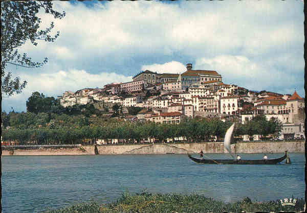 N� F-209 - Coimbra. Vista parcial - Ed. Iberex,Lisbos - SD - Dim. 15x10,5 cm. - Col. Gra�a Maia.