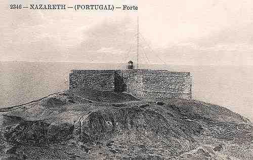 N.� 2346 - Nazareth - Portugal - Forte - S/D - Dimens�es: 13,7x8,8 cm. - Col. Miguel Chaby.