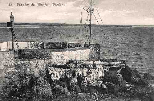 N.� 12 - Farolim da Ribeira - Peniche - S/D - Ed. M. Rodrigues Coelho, Peniche - Dimens�es: 14,0x8,9 cm. - Col. Miguel Chaby.