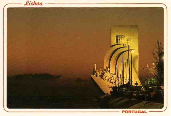 N.� 520 - Lisboa Monumento aos Descobrimentos - Ed. Catimar - Dimens�es 14,6x10 cm. - Col. M�rio F. Silva.