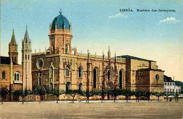 S/N - Lisboa: Mosteiro dos Jeronymos - S/D - Sem editor [HEOO] - Dimens�es: 13,8x9 cm. - Col. Aur�lio Dinis Marta.