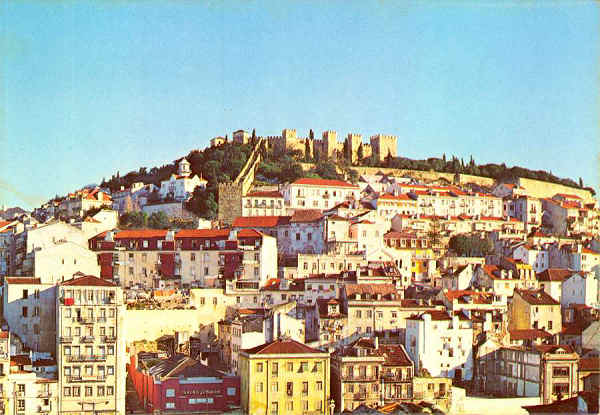 N.� 509 - LISBOA-Portugal: Castelo de S. Jorge - Edi��o C�MER, Trav. do Alecrim, 1 - Tel. 328775 - Lisboa - S/D - Dimens�es: 15x10,4 cm. - Col. Manuel B�ia (D�cada de 1960).