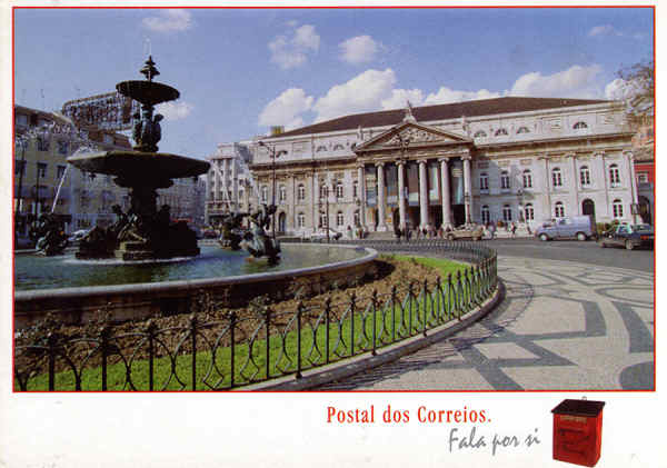 Serie II-5 - LISBOA Teatro D. Maria II - Ed. CTT - Dim._14,8x10,4 cm - Col. M�rio Silva.