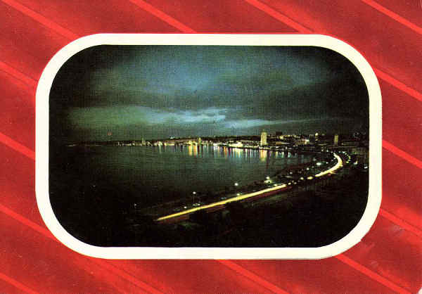 S/N - Luanda Vista da Ba�a - Edi��o Elmar - Dimens�es: 14,7x10,2 cm. - Col.  M. F. Silva (1974).