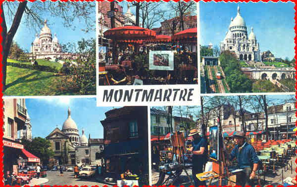 N� 1065 - Paris. Os Jardins da Bas�lica - Edit Andr� Laconte,Paris - Adquirido em 1968 - Dim. 13,7x8,7 cm - Col. Am�lcar Monge da Silva