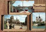 N.� 875 - Paris: Divers aspects de la Cath�drale Notre-Dame de Paris - Collection Messager - Dimens�es: 14,9x10,5 cm. - Col. HJCO (1967).