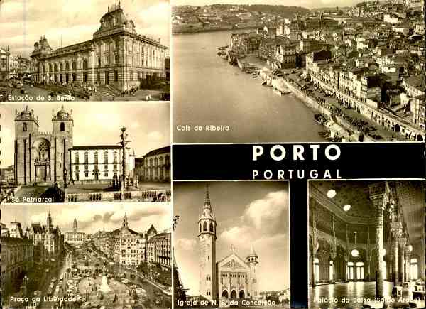 S/N - Portugal-Porto - Sem editor - S/D - Dimens�es: 14,7x10,7 cm. - (Circulado em 1959) - Col. F�tima B�ia.