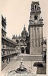 12.Santiago - Catedral: Fachada de las Plater�as - Dimens�es: 9x14,2 cm - Col. Henrique de Oliveira. 