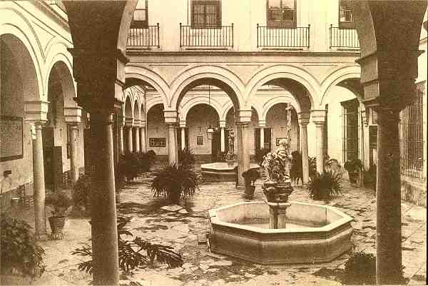 S/N - Sevilla: Patio del Hospital de la Santa Caridad - Edi��o J. B. G. 1929 - Dimens�es: 13,7x9,1 cm. - Col. F�tima B�ia. 