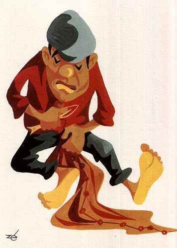 N.� 10 - Costumes regionais - Consertando a rede - Edi��o do Museu Municipal da Figueira da Foz - Col. Z� Penicheiro 1973 - Dimens�es: 10,4x15 cm - Col. HJCO.