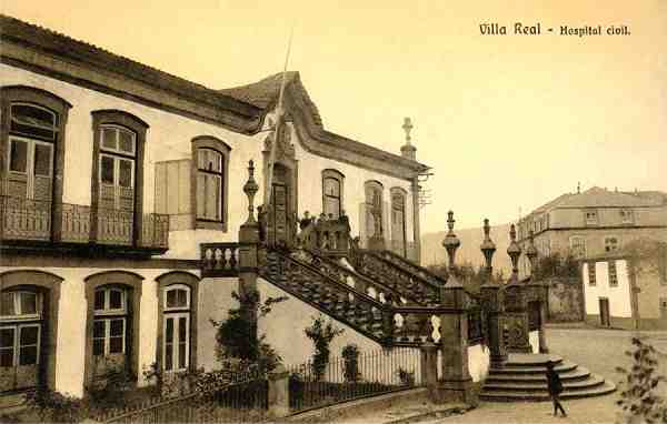 S/N - Villa Real-Hospital civil - Edi��o da Casa M. J. David Guerra, Villa Real - S/D - Dimens�es: 13,9x8,9 cm. - Col. Aur�lio Dinis Marta.