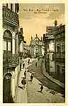 S/N - Vila Real-Rua Central e Igreja dos Cl�rigos - Clich� de M. Monteiro, Edi��o da Ourivesaria Soares - S/D - Dimens�es: 9x13,9 cm. - Col. Aur�lio Dinis Marta.
