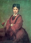 Retrato da Marquesa de Belas por Miguel �ngelo L�pi (1874). Museu Nacional de Arte Contempor�nea, Safil, Data??, M.E.C. 1974, Dim. ??x?? mm., col. M. J. Dias.