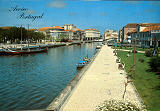 Ref. 7, AVEIRO. Canal Central, Distribuidores Bruno da Rocha, Aveiro, SD, Dim. 150x102 mm, col. Nela d'Almeida.