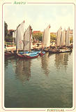 Ref� 21 - AVEIRO, Barcos moliceiros na Ria, Ed. exclusiva Bruno da Rocha, Foto de Fernando Jos�, SD, Dim. 104x150 mm, Col. Nela d'Almeida.
