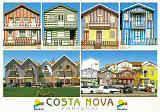 Ref� AVR-0064, COSTA NOVA (�LHAVO), Pormenores das casas t�picas, Ed. GRAFIPOST, Tel. 214985760, SD, Dim. 150x105 mm, Col. Nela d'Almeida